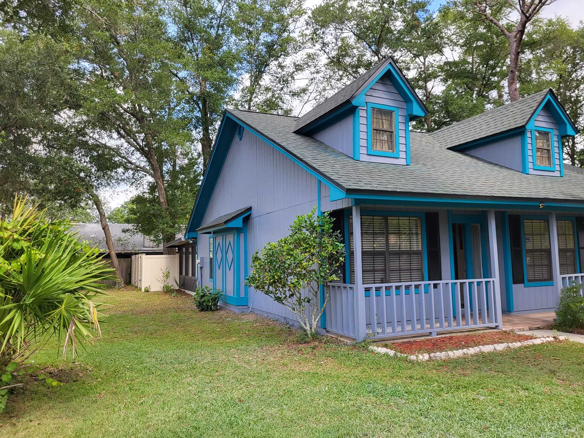 Freshly painted exterior, after photo